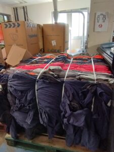 Balle de vêtements professionnels à valoriser